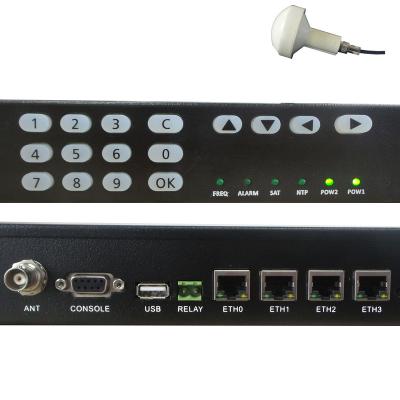 China GPS Time Server Ensures Accurate Time - Synchronized Time Systems 1U Rack Mount for sale