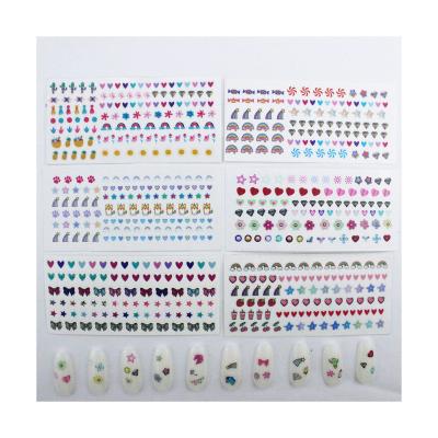 China Good Quality Plastic Wholesale Customized Promotional Gifts Sticker Nails Art Nail Sticker for sale