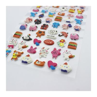 China Bear 3D Sticker Fashionable Design Foam 3D Sticker Custom Puffy Stickers Well Puffy For Kids for sale