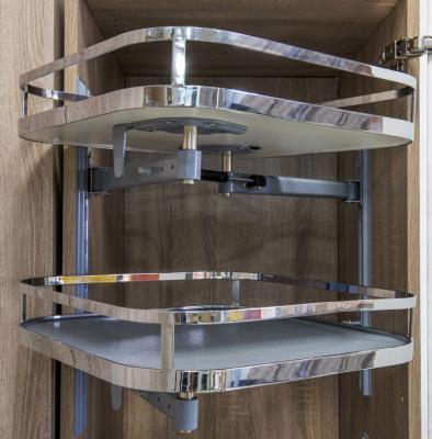 China Modern multi-layer storage basket that can slowly protect and rotate out of the cabinet for sale