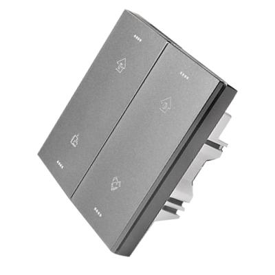 中国 Black Zigbee Smart Stage App Control+Voice European Wall Light Switch 販売のため