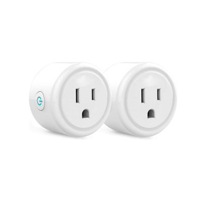 Cina Smart Home 220v 15a Wall Scheduling and Timer Function Eu Universal Smart mini wifi tuya Smart Socket Compatible with Alexa Google Assistant in vendita