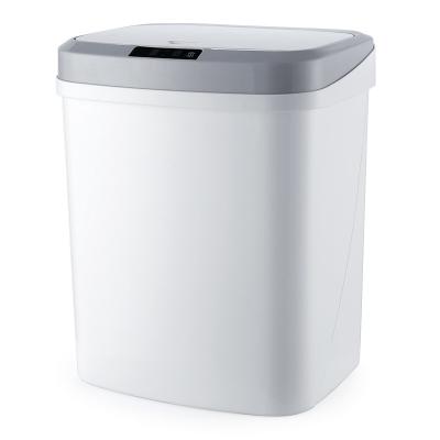 China PP 3 Sensing Modes 26.5cm 16L Induction Trash Can for sale