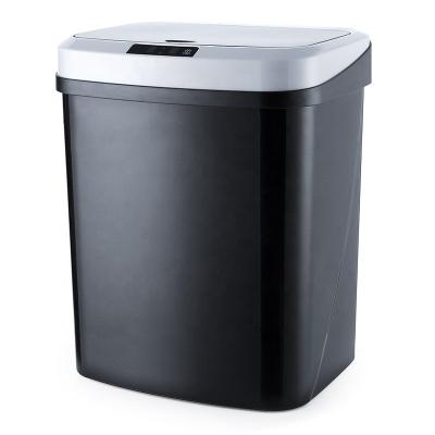 China Rectangular Mute 16L 10UA Induction Trash Can for sale