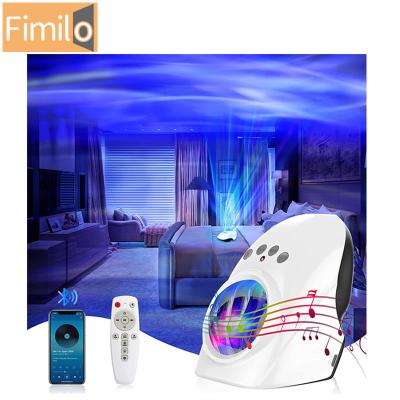 China Newest Modern Element Calming Music Galaxy Projector, with HD Speaker, Remote Control Northern Lights Projector Night Light for sale