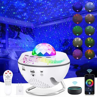 China Modern Star Projector Surf Night Light Projector with Alexa Smart App Suitable for Baby and Adult Bedroom Party Room for sale