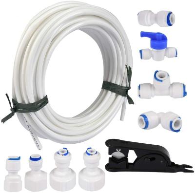 China 15M Hotel Supply Hose and Double Connector European Kit Fridge Refrigerator (1/4 Hose) for sale