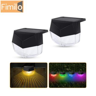 China Modern Fimilo 2 Pack Color Changing Waterproof Solar Barrier Lights for sale