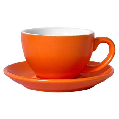 China Sustainable Upclay Glossy And Matte Cups And Saucers Espresso And Cappuccino 90cc 150cc 250cc 300cc Cups Set for sale