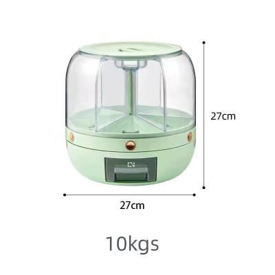 China Freshness Preservation Rice Dispenser and Grain Storage Container, Rotating Classified Grain and Grain Food Storage Kitchen Storage Rice for sale