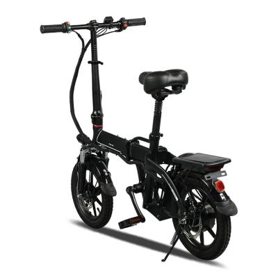 China Aluminum Alloy New Arrival Cheap Price Easily To Carry Foldable Electric Bicycle With Back Cushion for sale