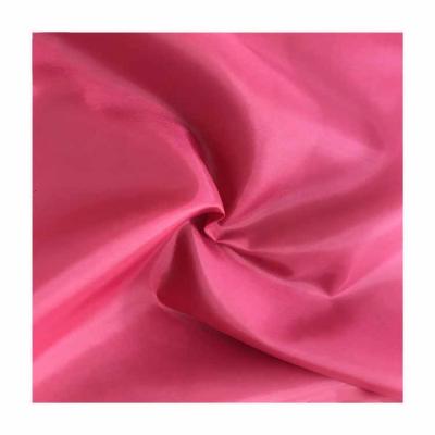 China Professional Custom Color Fabric 170t 180t190t 210t Fire Retardant 100% Polyester Taffeta Fabric for sale