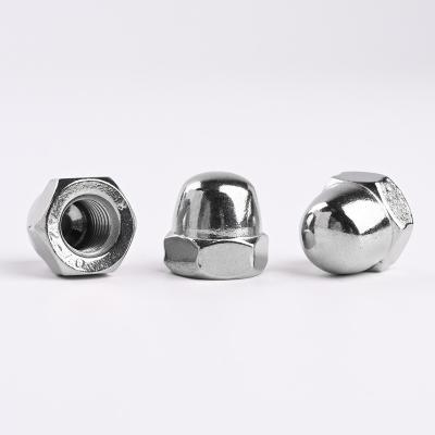 China Anticorrosive Factory Hot Sales Hot Style Anticorrosive Antirust DIN1578 Stainless Steel 304 Hexagon Cap Nut for sale