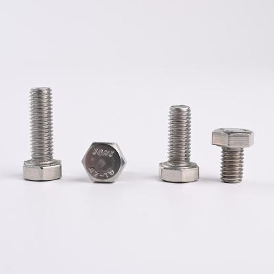 China Anticorrosive Hot Sale High Quality DIN933 Stainless Steel 304 316 Hexagon Bolt For Construction Field for sale