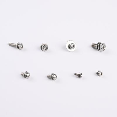 China Anticorrosive Factory price Manufacturer Supplier GB9074.4 stainless steel 304 316 combination screw for sale