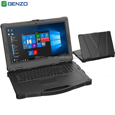 China 4g 15.6 Inch Computer 700NITS 8GB/16GB RAM Fully Rugged Laptop Notebooks with Fingerprint and RS232 DB95 USB3.0 Industrial Laptops for sale