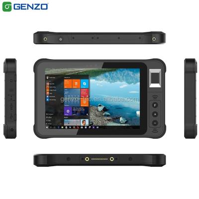 China Waterproof 7 Inch UHF & NFC Rugged Tablet 1000 Nits IP67 Windows With 1D 2D Barcode & Fingerprint for sale