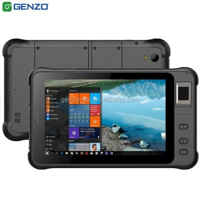 China Waterproof 7 Inch Industrial Tablet 4g RAM Windows 1000 Nits Uhf RFID And NFC Rugged Tablet With 1D 2D Barcode for sale