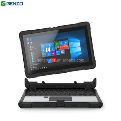 China Genzo Fingerprint Recognition Fully Rugged Laptop Sunlight IP65 Temperature 11.6 Inch Wide Notebook for sale