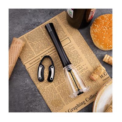 China Viable Most Popular ABS And Stainless Steel Bottle Opener Compressor Red Wine Opener for sale