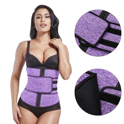 China Hot Women Sweat Neoprene Waist Trainer Corset Trimmer Sport Belt Body Shaper Diet Plus Size Selling for sale