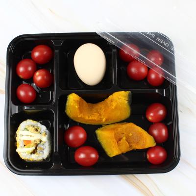 China Wholesale Minimalist Plastic Transparent Lunch Box Food Storage Home Container Plastic Bowl for sale