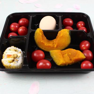 China Minimalist pp 3 4 compartment layout plastic lunch box food takeway food container for restaurant for sale