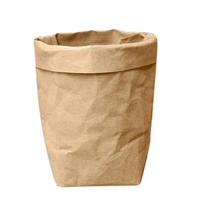 China Recyclable. Kraft Paper Washable Paper Bags For Flower for sale