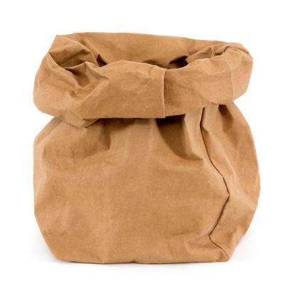 China Recyclable Recycle Washable Kraft Paper Pape Bag for sale