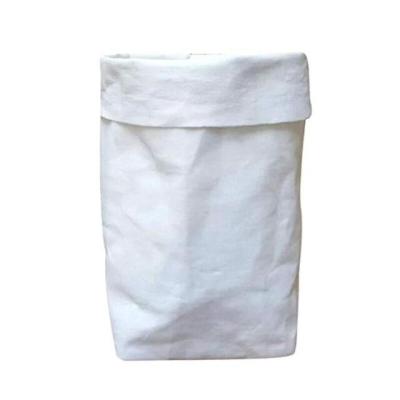 China BSCI Recyclable Factory Recyclable Kraft Paper White Bag Washable for sale