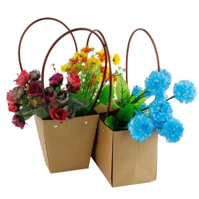 China Recyclable Waterproof Kraft Bag For Plant And Flower for sale