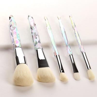 China Crystal Makeup Brushes Chain HB Custom Makeup Brushes Free Shipping Crystal Makeup Brush Set With Cosmetic Case for sale