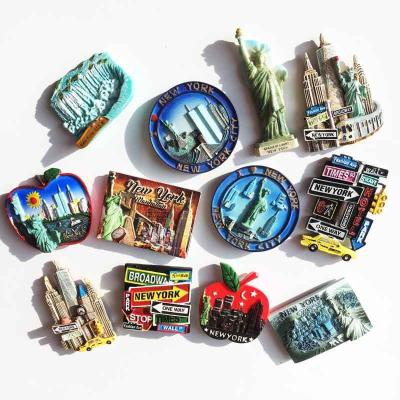 China Shape Vintage Souvenir Magnets USA Cities, States & Tourist Spots Pick Your Favorite For Collectible Kitchen Home Decor for sale