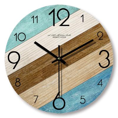 China Modern Wooden Vintage Rustic Wall Clocks 12