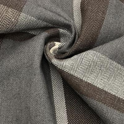 China AW Wool Breathable Polyester Blended Jacquard Plaid Fabric For Blouse And Fashion Styles for sale