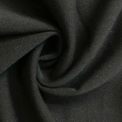 China Best Selling Stretch Polyester Heavy Viscous Woven Elastane Twill Fabric For Pants And Wind Coat Styles for sale