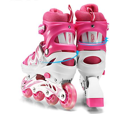 China PVC Adjustable Children's Roller Skates Solid Snap Inline Roller Skates for sale