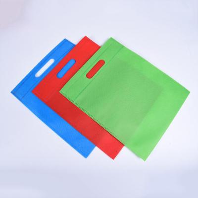 China Promotion BIODEGRADABLE hot item custom screen print D cut non woven fabric shopping bag for fabric store for sale