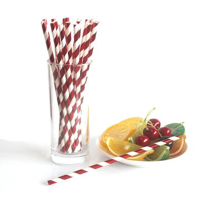 China Biodegradable Eco Friendly Disposable Biodegradable Party Decoration Hot Selling Gold Paper Drinking Straws for sale