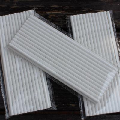 China Wholesale Manufacturer High Quality Eco Friendly Custom Printing Plain Black White Black Drinking Paper Straws Biodegradable for sale