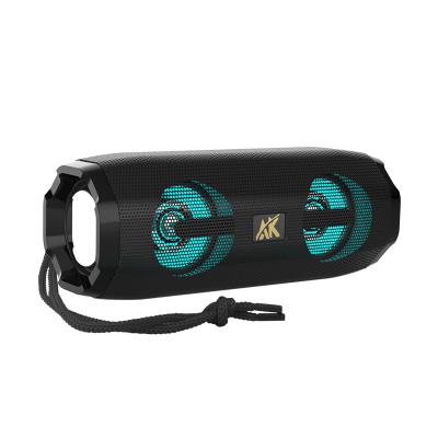 China OEM AK-203 Speaker MINI Outdoor Portable Speaker With FM Wireless Wireless LED Light for sale