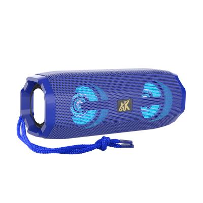 China OEM AK-203 Speaker MINI Outdoor Portable Speaker With FM Wireless Wireless LED Light for sale