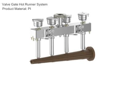 China Sistema caliente del corredor de la puerta de la válvula para el material de PEI, temperatura que moldea 380~390, fabricante caliente del corredor de China en venta