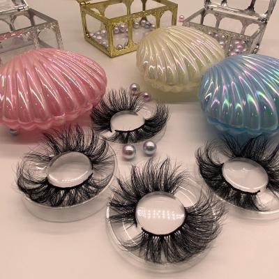 China Natural Mink Lashes Vendor Handle 25mm Diamond Box Packaging Custom Eyelash Logo Box for sale