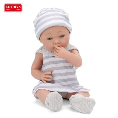 China 16 Inch Reborn Baby Doll Kit Soft Custom Interactive Reborn Silicone - Doll Toys For Girls Boys for sale