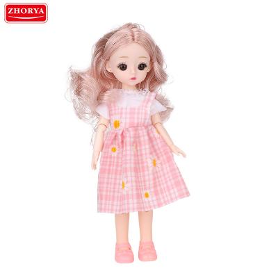 China zhorya soft 12 inch hinged children's toy girl price discount environmentally friendly new product for sale