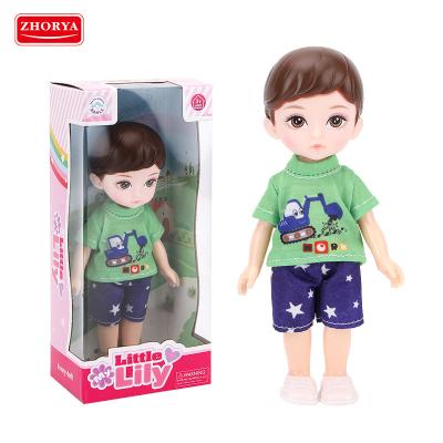 China Magic Sticky Design Zhorya New Design 6.5 Inch Cotton Doll Realistic Wholesale Realistic Vinyl Plastic Toys Girls for sale