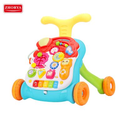 China High Quality Fashion Affordable Multifunctional 3 in 1 Simple Kid Baby Toddler Walker Musical Toy for sale