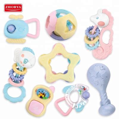 China Can be high temperature sterilized high temperature sterilized flexible ball design safety toy alternative rattle for baby for sale