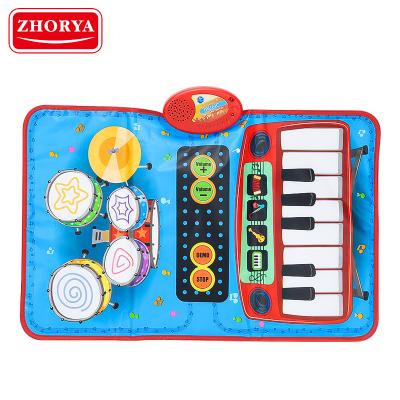 China Toy Zhorya Piano Music Rhythm Playmat Electronic Dance Music Keyboard Playmat for sale